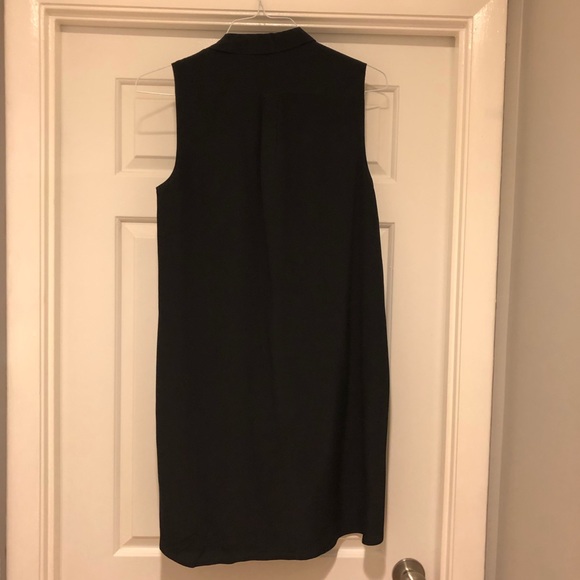 Black J. Crew Button Dress - Picture 2 of 3